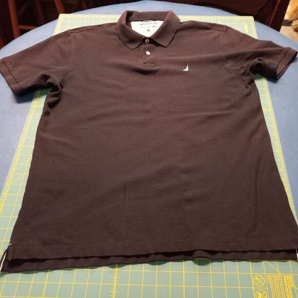 Nautica Deck Shirt Mens XL Cotton Short sleeve Two Buttons - Picture 1 of 6
